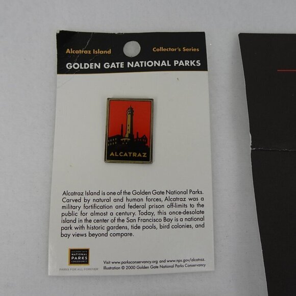 Lot of 5 Lapel Pins National Park Service Alcatraz Congaree Ft Sumter + 2 Extra - Picture 2 of 9